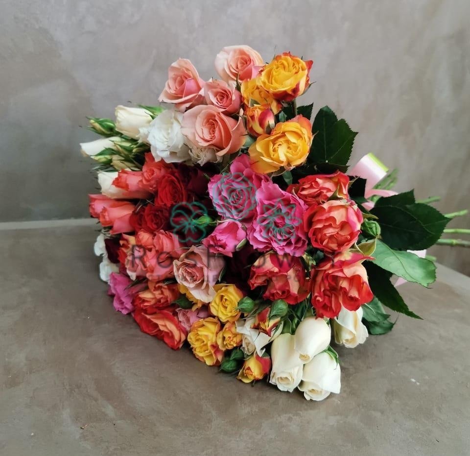 Букет цветов из: Розы в Никеле