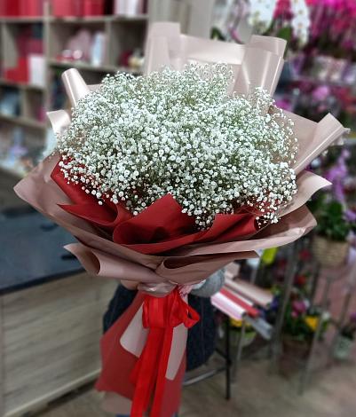 Букет цветов из: Гипсофила в Никеле