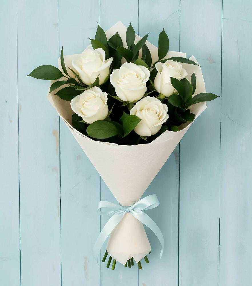 Букет мечты в Никеле Букет цветов из: Розы в Никеле