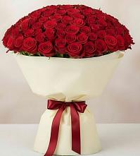 101 Красная роза Милано в Никеле Букет 101 Красная роза Милано в Никеле