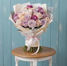 Букет цветов из:  Розы #REPLACE_PRED# Никеле