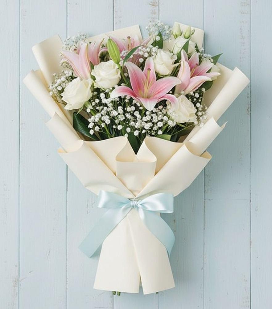 Букет Лилии в Никеле Букет цветов из: Лилии в Никеле