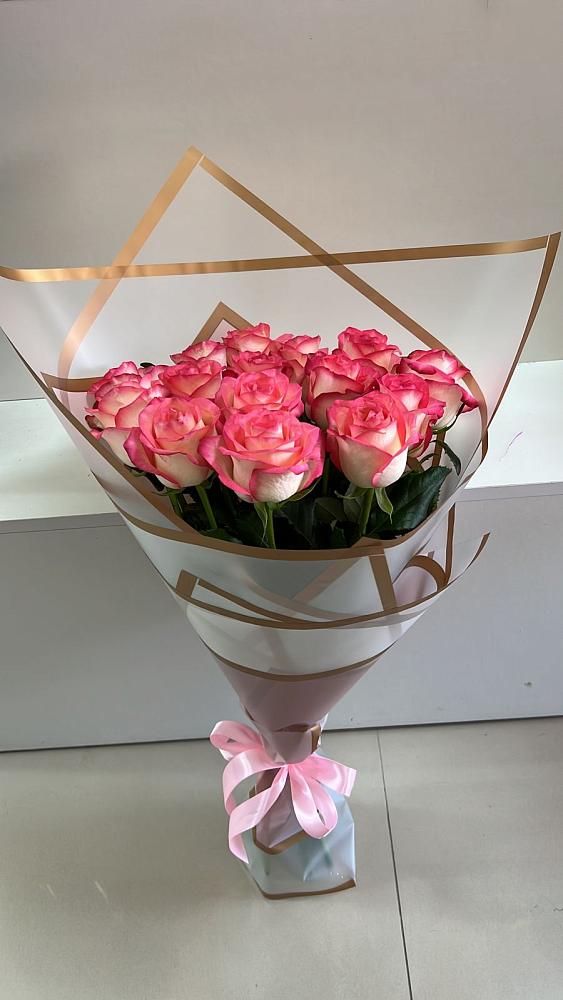 Букет Розовые розы Сеньорита в Никеле