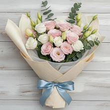 Букет цветов из:  Лизиантусы #REPLACE_PRED# Никеле