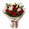 Букет цветов из: Лилии и Розы в Никеле