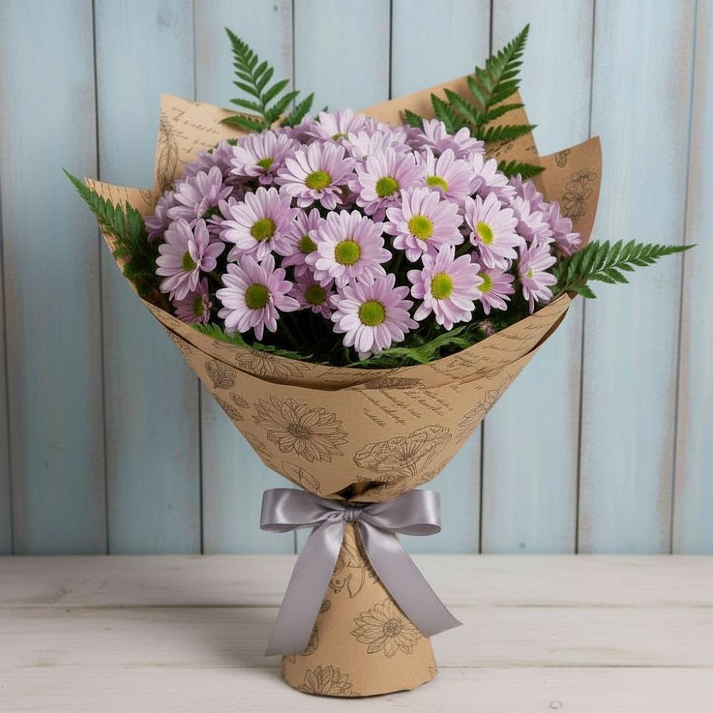 Букет соблазн в Никеле Букет цветов из: Хризантемы в Никеле