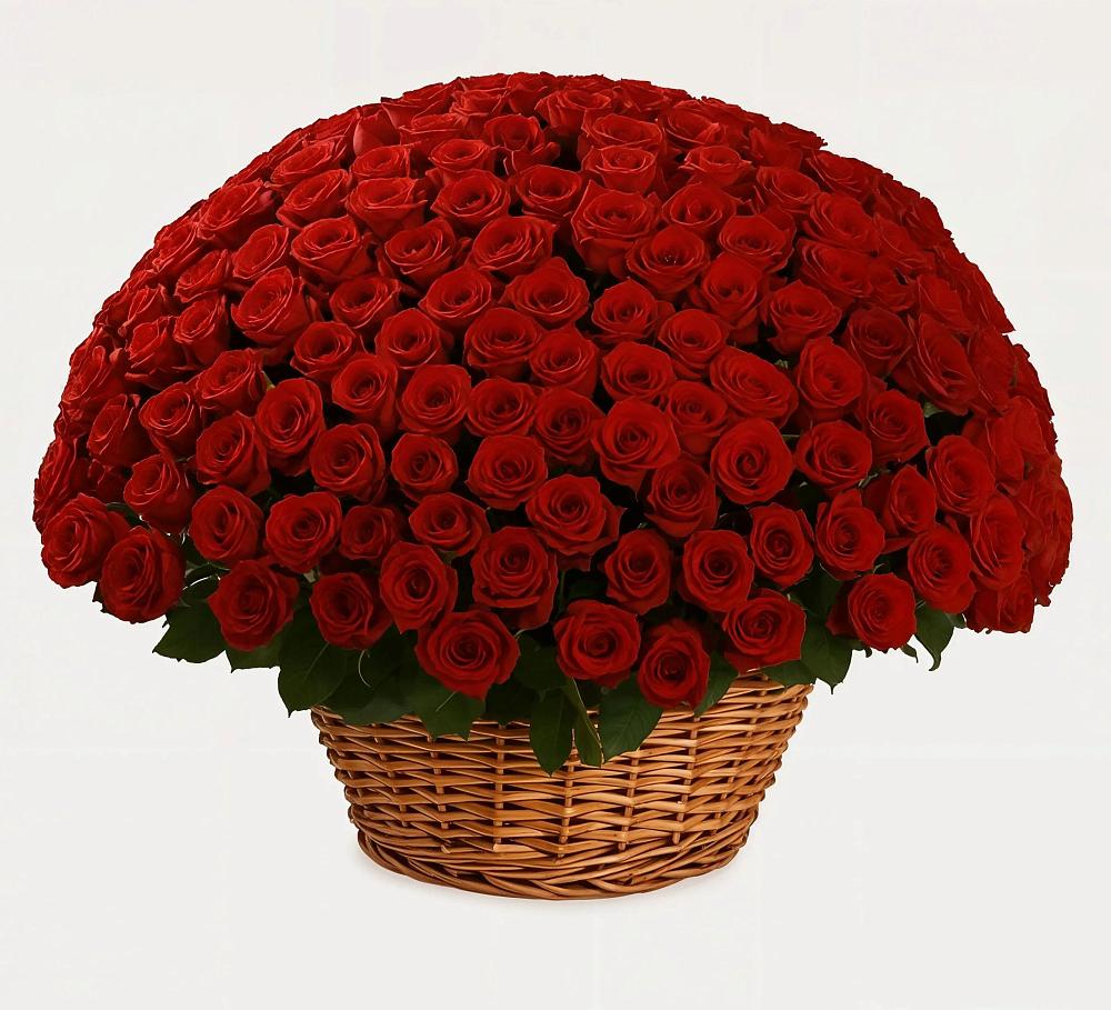 251 Премиум красная роза в Никеле Премиум букет из: Розы в Никеле