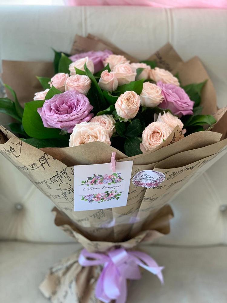 Букет цветов из: Розы в Никеле