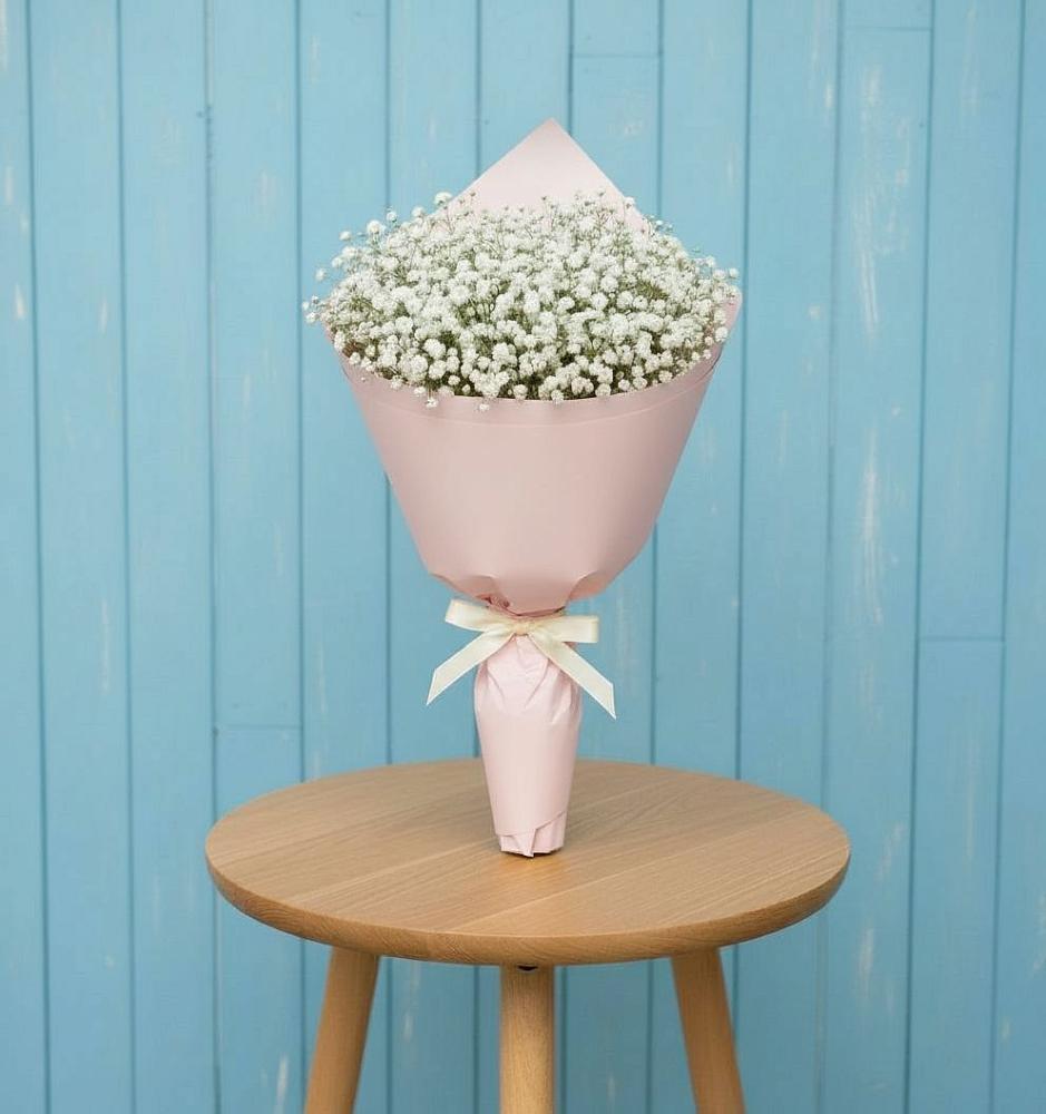 Букет Воздушное настроение в Никеле Букет цветов из: Гипсофила в Никеле