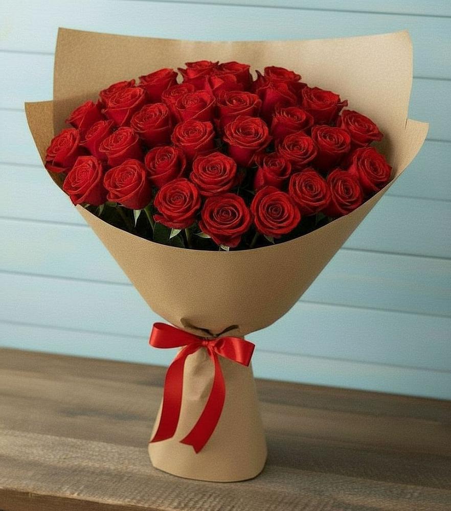 Красные розы Милано в Никеле Букет Красные розы Милано в Никеле