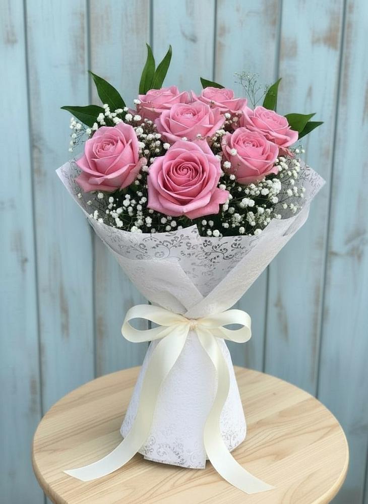 Букет шик блеск в Никеле Букет цветов из: Розы в Никеле