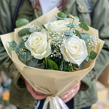 Букет цветов из:  Розы в Никеле