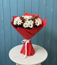 Букет цветов из:  Хризантемы #REPLACE_PRED# Никеле