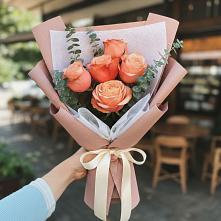 Букет цветов из:  Розы в Никеле