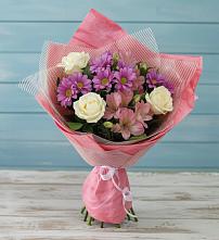 Букет цветов из:  Герберы в Никеле