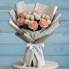 Букет Нежное облако в Никеле Букет цветов из:  Розы в Никеле