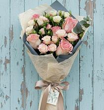 Букет цветов из:  Розы #REPLACE_PRED# Никеле