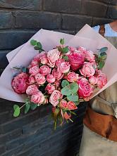 Букет цветов из:  Розы в Никеле