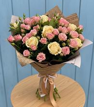 Букет цветов из:  Розы в Никеле