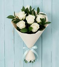 Букет цветов из:  Розы в Никеле