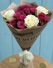 Букет Удивительный из роз в Никеле Букет цветов из:  Розы в Никеле