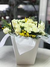 Цветочная композиция из Розы  в Никеле