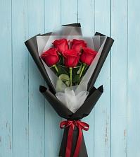 Букет в ритме города в Никеле Букет цветов из:  Розы в Никеле