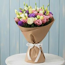 Букет цветов из:  Лизиантусы в Никеле