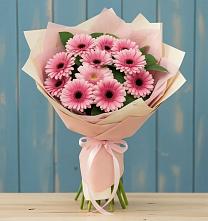 Букет цветов из:  Герберы в Никеле