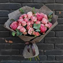 Букет цветов из:  Розы в Никеле