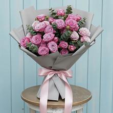 Композиция Яркий комплимент в Никеле Букет цветов из:  Розы в Никеле